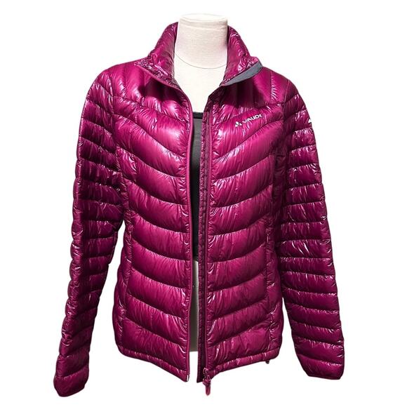 Vaude Women’s Duck Down Puffer Jacket – Size XL – Fuchsia/Magenta - Picture 3 of 11
